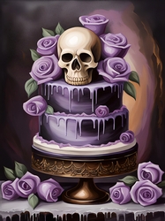 Gothic Wedding Cake A4