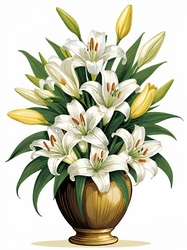 Lovely Lillies A4