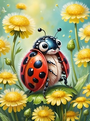 Happiness is Being a Ladybug A4