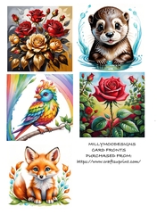 Mixed 8x8 Card Fronts