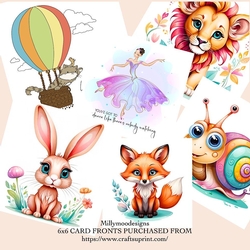 Various 6x6 Card Fronts