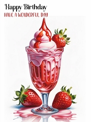 Strawberry Sundae A4