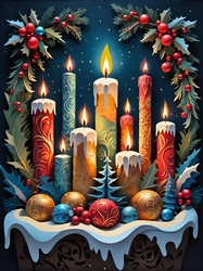 Papercut Christmas A4