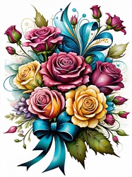 The Gift of Flowers A4