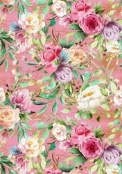 Floral Tribute A4 Background