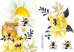Bee Happy Quick card/Topper