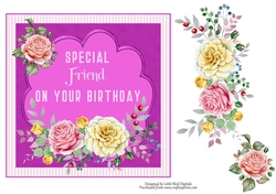 Special Friend Quick Card/Topper 7x7