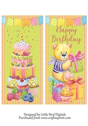 Happy Birthday DL cards