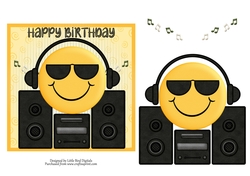 Happy DJ 6x6 Quick Card