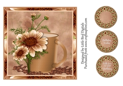 Coffee Time 7x7 Quick card