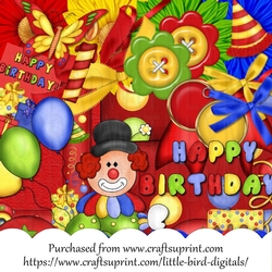 BIRTHDAY BASH SCRAPKIT
