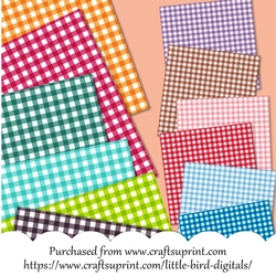 CU4CU GINGHAM PAPERS