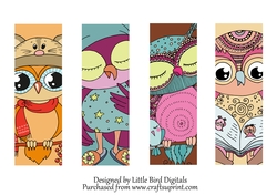 CUTE OWL BOOKMARKS
