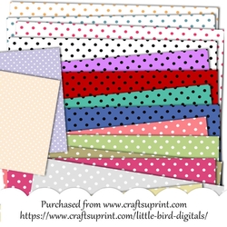 16 POLKA DOT PAPERS CU4CU