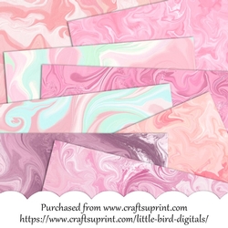 Marble 8x8 Papers