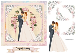 Wedding Day 7x7 Quick card