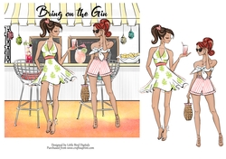 Bring on the Gin 7x7 Quick Card