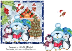 Carol Singers 7x7 Quick Card