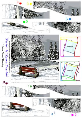 Winter Storm Warning Twisted Spiral Card