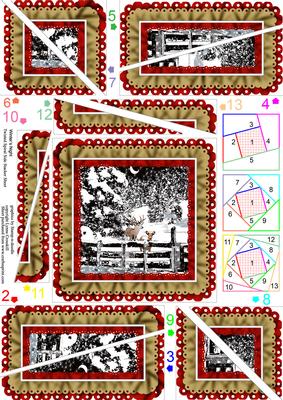 Winter's Eve Twisted Spiral Stacker Card