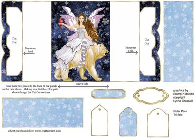 Polar Pal Tri-fold Card