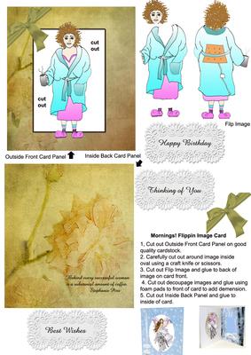 Behind Every Successful Woman - 3D Flippin Image Card