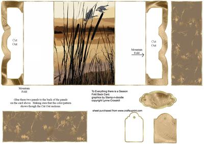 To Everything There is a Season Tri-fold Card