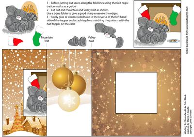 Waiting for Christmas No Hole Fold Back