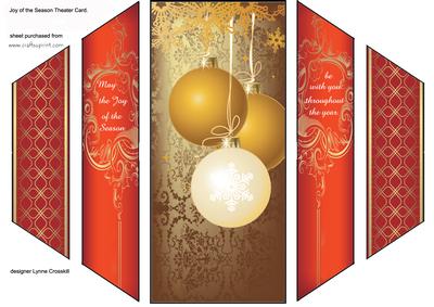 May the Joy of the Season Theater Card