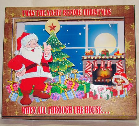 Twas the Night Before Christmas 3D Box Card