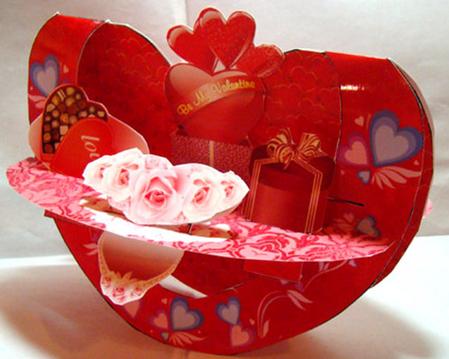 Rocking 3D Valentine Pop-up Card