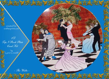 The Waltz Topnrock Plate 3D Card Kit