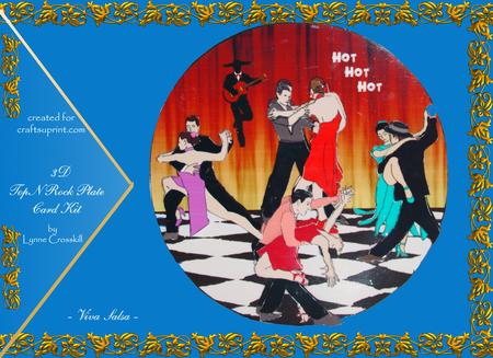 Viva Salsa Top N Rock Plate Card Kit