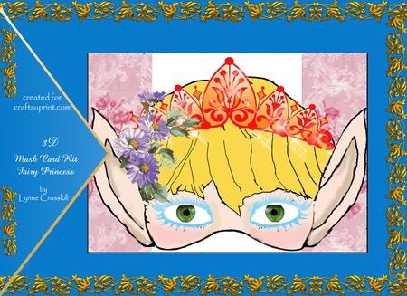 Fairy Princess - 3D Mask Card Kit
