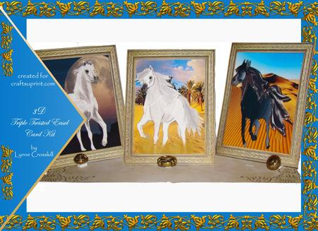 When the Trumpet Sounds - 3D Triple Twisted Easel Card Kit