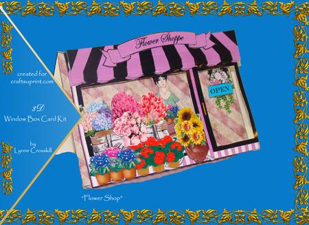 Flowers R Us 3D Box Card Kit