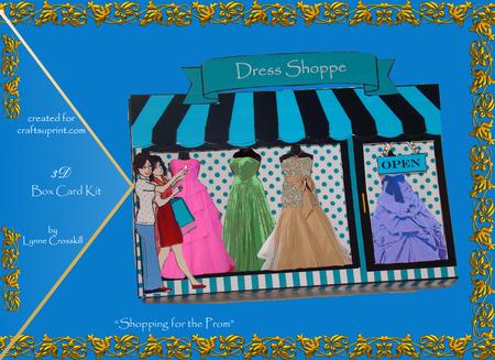 Shopping for the Prom 3D Box Card Kit
