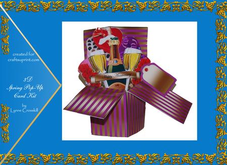 Happy Anniversary - Spring Popup Card Kit