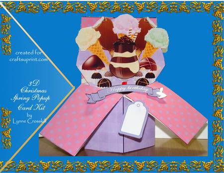 Sweets for the Sweet 3D Spring Popup Card Kit