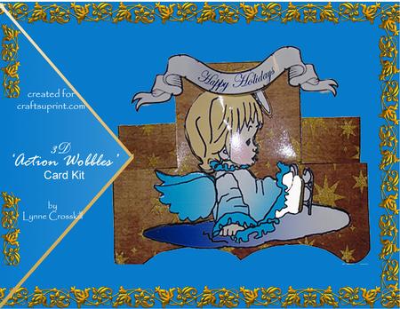 Fallen Angel 3D 'action Wobble' Card Kit