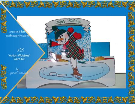 Winter Wonderland Action Wobbles Card Kit