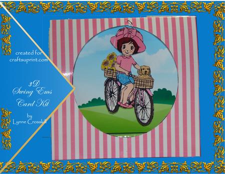Little Miss Sunshine "swing Ems" Card Kit.