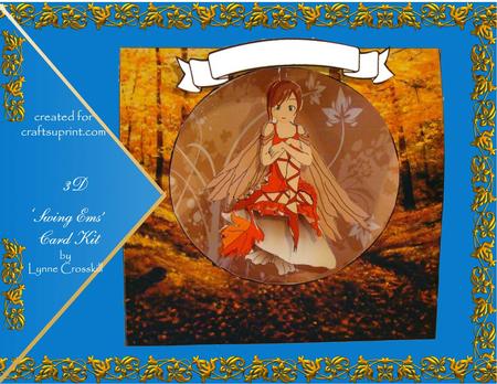 Autumn Fairy "swing Ems" Card Kit