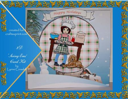 Holiday Baking Swing Ems Card Kit