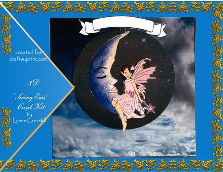 Moon Fairy "swing Ems" Card Kit
