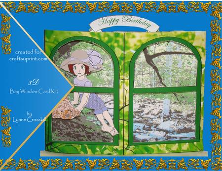 A Day in the Woods 3D Bay Window Card Kit