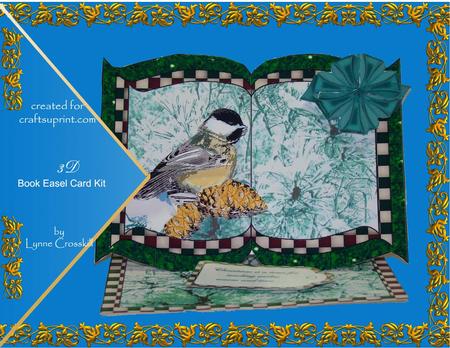 Winter Chickadee 3D Book Easel Card Kit