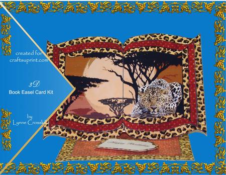 Lonely Leopard 3D Book Easel Cark Kit