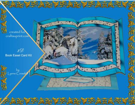 Wolf Kisses 3D Book Easel Card Kit