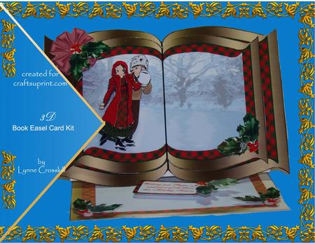 The Skaters 3D Book Easel Card Kit